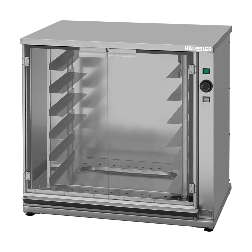 Gärschrank HGS 39 Gärschrank aus Edelstahl mit 6 Einschüben und regelbare Temperatureinstellung. Der Gärschrank besitzt eine Glastüre