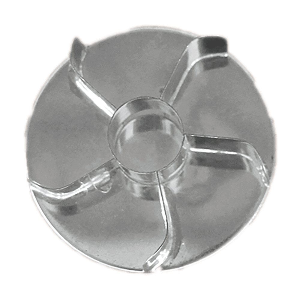 Kaisersemmeldrücker Der Kaisersemmeldrücker besteht aus einer runden Edelstahlplatte an der ein Edelstahlgriff befestigt ist. Auf der anderen Seite der Platte befinden sich 5 Platten, die auf einen Kreis in der Mitte zulaufen und die Typische Kaisersemmel Form bilden.