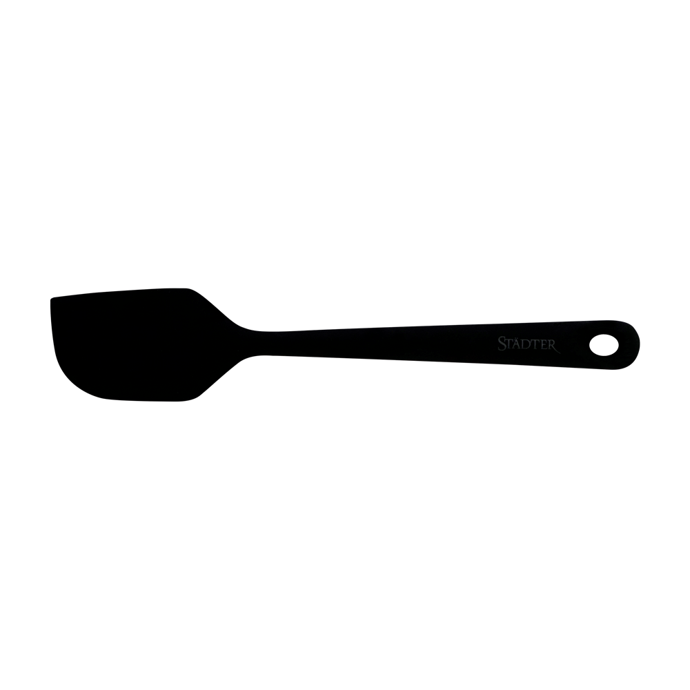 Großer schwarzer Teigschaber