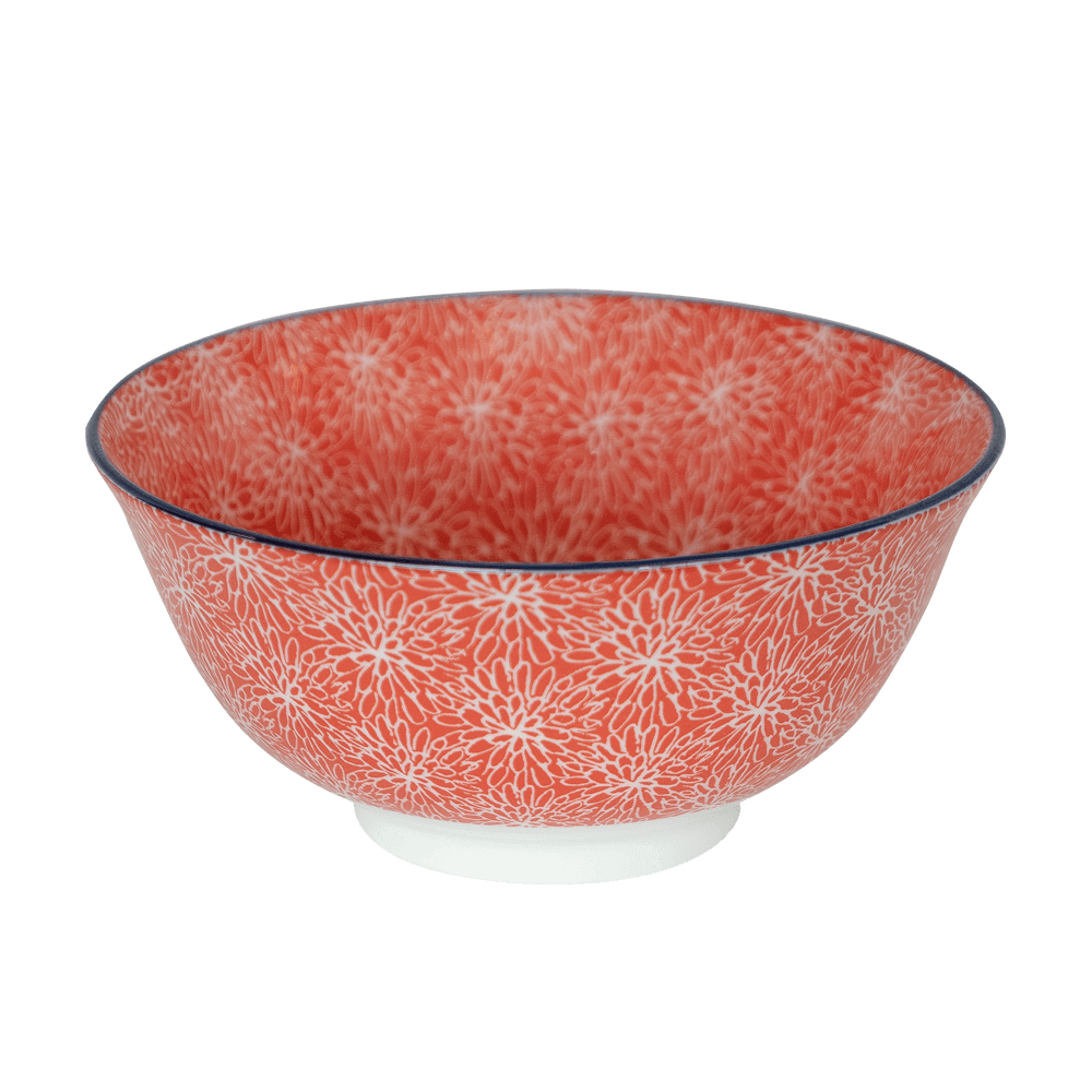 Stylische Bowl für Müsli, Porridge und viele andere leckere Frühstückskreationen Eine blau, rose Bowl ohne Hintergrund