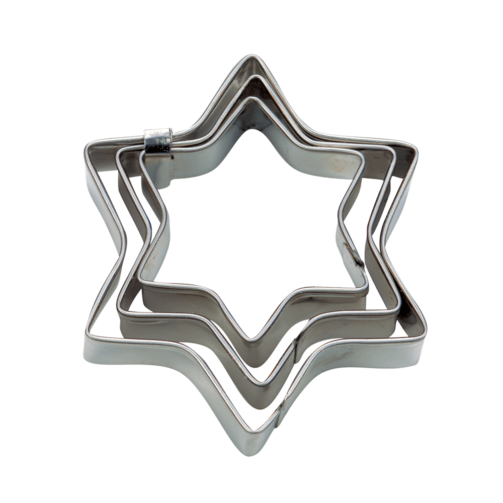 Terrassenausstecher Stern Terrassenausstecher Stern aus Edelstahl in 3 verschiedenen Größen in den Durchmessern 3,4 und 5 Zentimeter