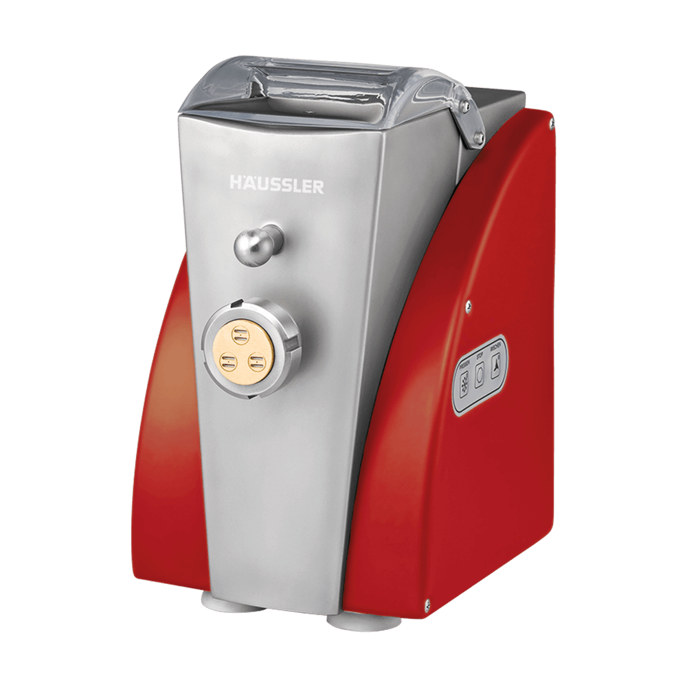 Nudelmaschine Luna rot Nudelmaschine aus Edelstahl in rot