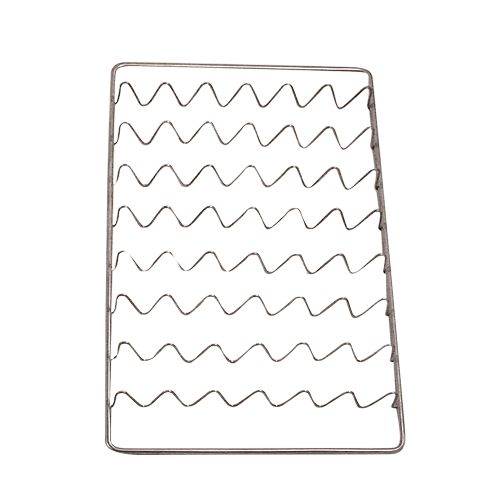 gewellter Grillrost in rechteckigem Format