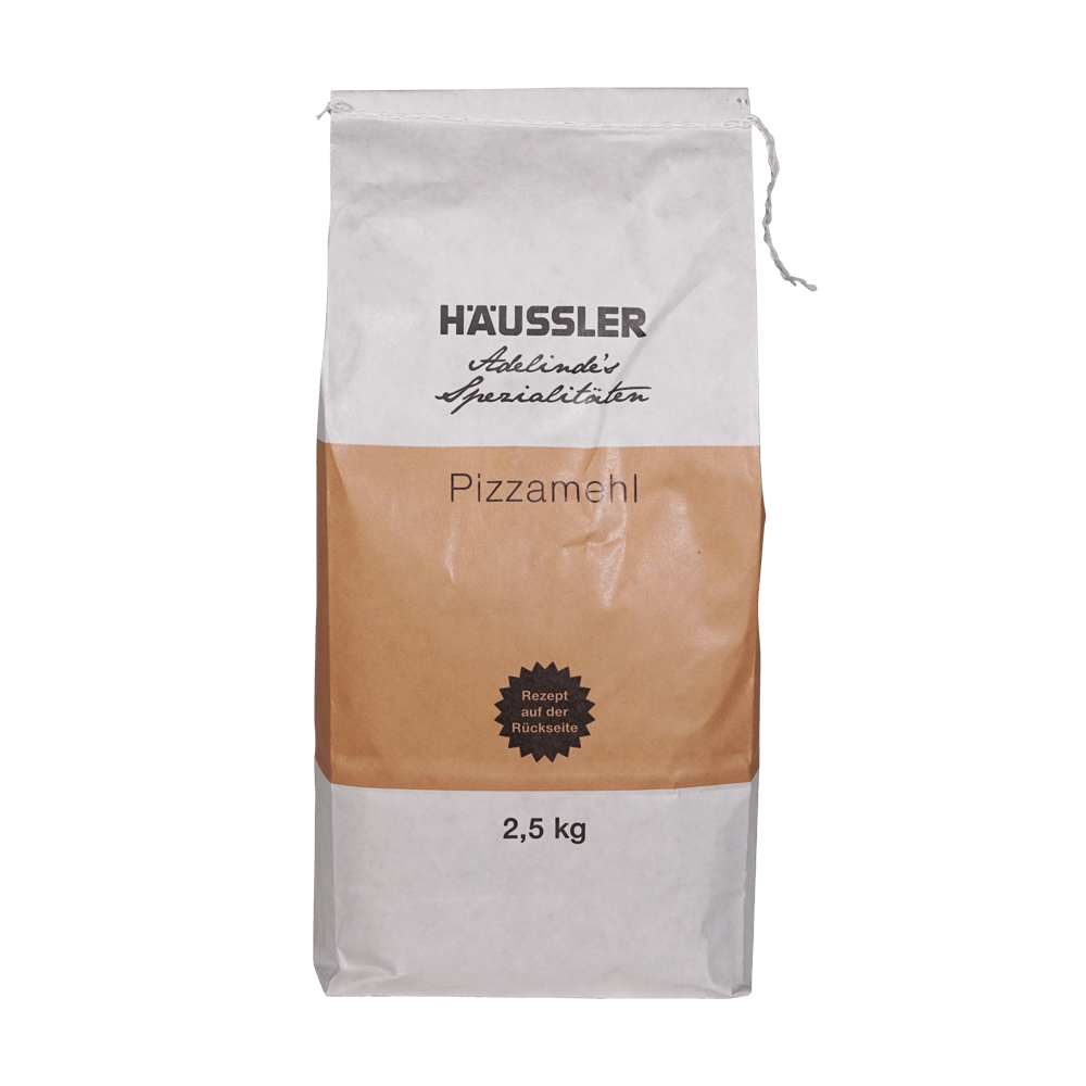 Backmischung für Pizza 2,5 kg Pizzamhel Verpackung ohne Hintergrund