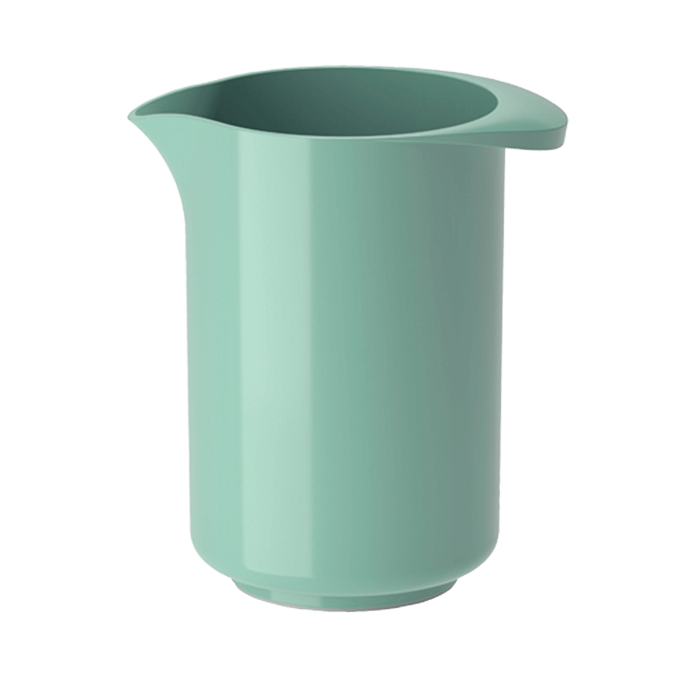 Hochwertige Rührschüssel mit Ausguss und Rutschfest Nordic grüne Schüssel ohne Hintergrund