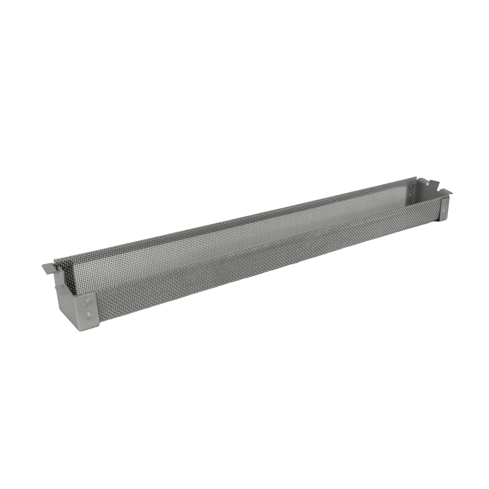 rechteckiger Smoker-Einsatz aus Edelstahl