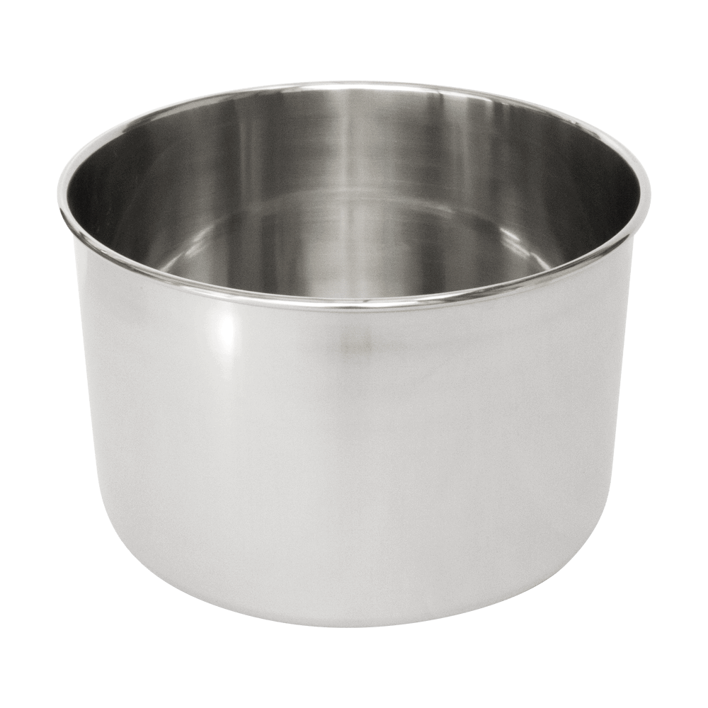 Abnehmbarer Kessel für die Teigknetmaschinen Edelstahl Teigkessel für die Teigknetmaschine, ohne Hintergrund