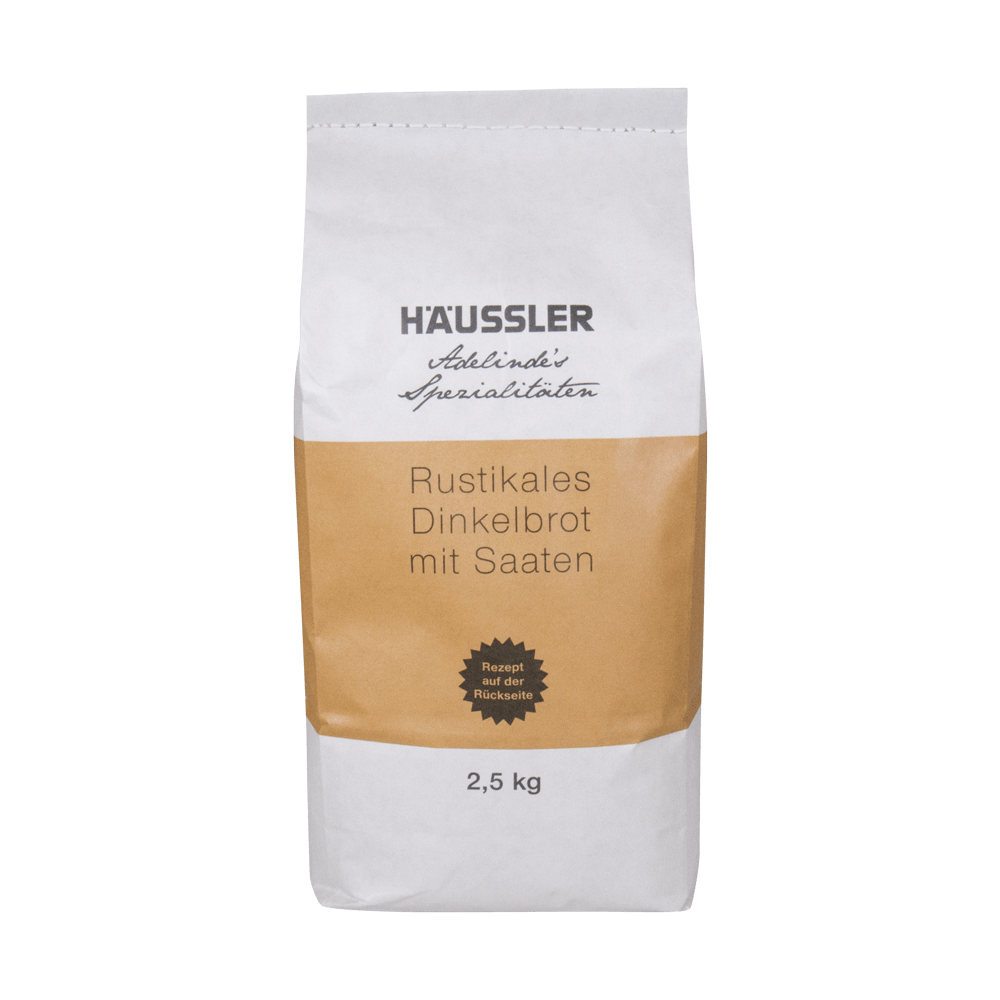 Backmischung für rustikales Dinkelbrot in einer 2,5kg Packung