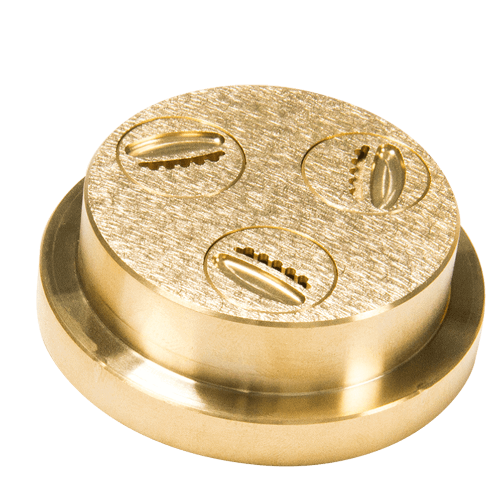 Nudelmatrize Nr. 340 für Gnocchetti-Nudeln für Nudelmaschine Emma und PN 100 ohne Hintergrund.