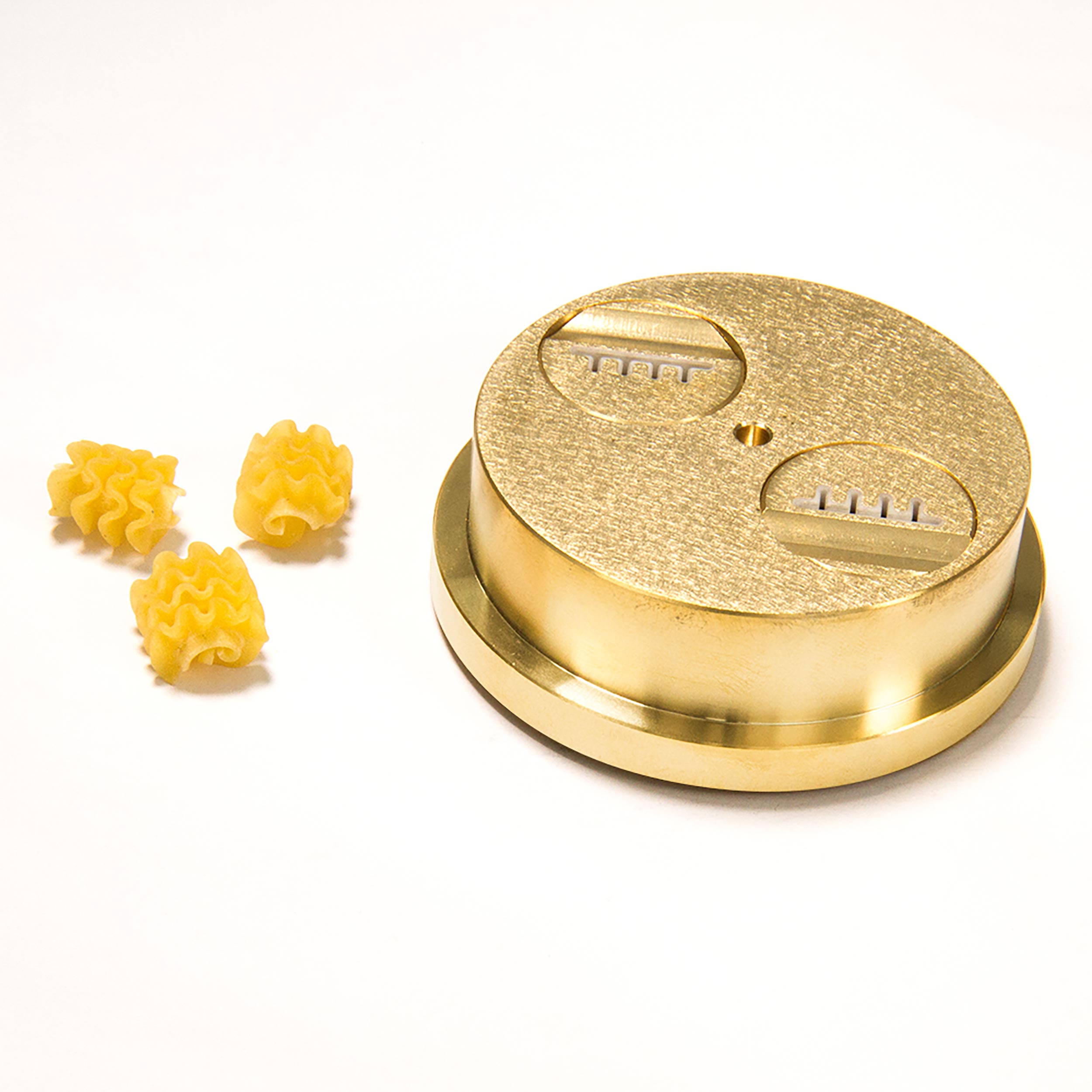 Matrize Nr. 260, Pasta 300 Matrize Radiatori für Pasta 300 mit Beispielnudeln