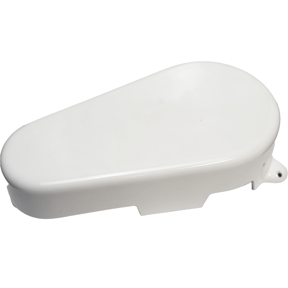 Keilriemenschutz PN100 weißer Keilriemenschutz für die Nudelmaschine PN100.