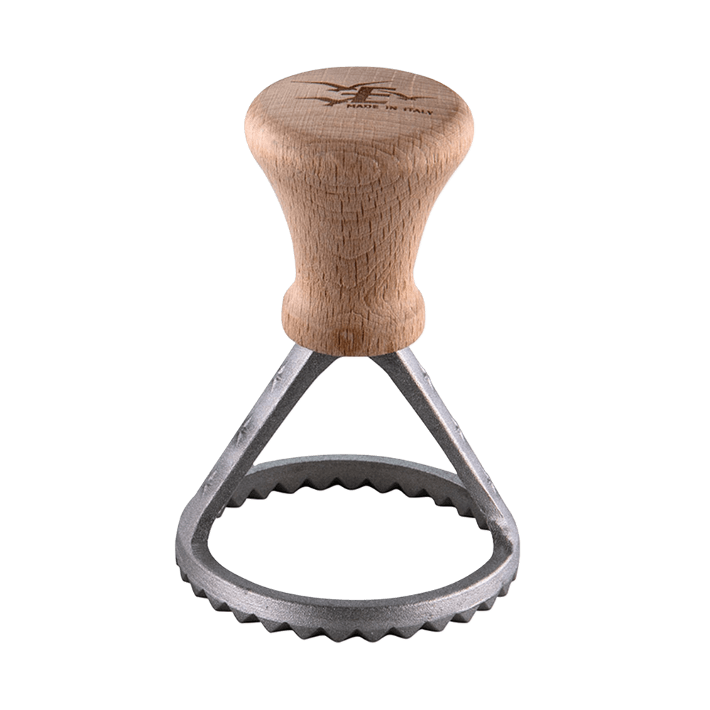 Ravioliausstecher rund mit Holzgriff