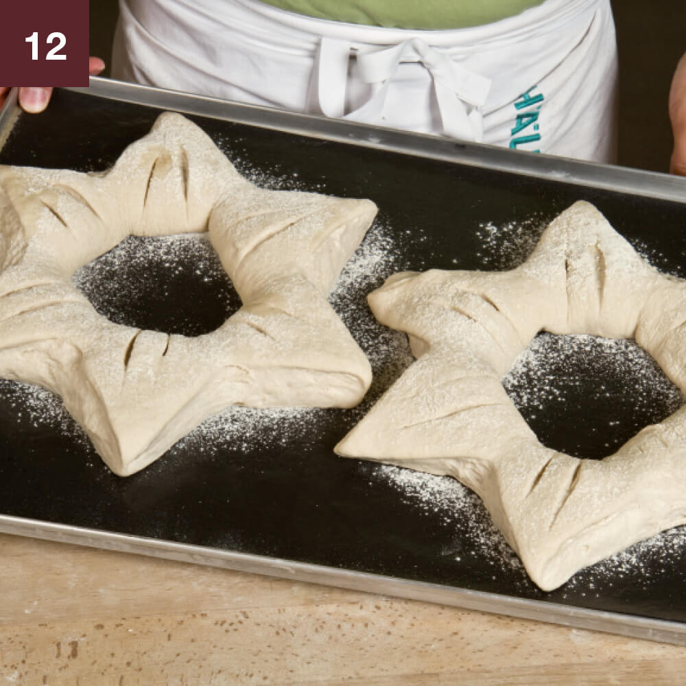Sternbrot Schritt 12 Sternbrot Herstellung