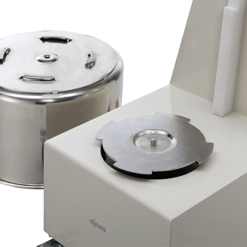 Teigknetmaschine SP10 Schüsselaufnahme der Teigknetmaschine SP10 mit Teigkessel