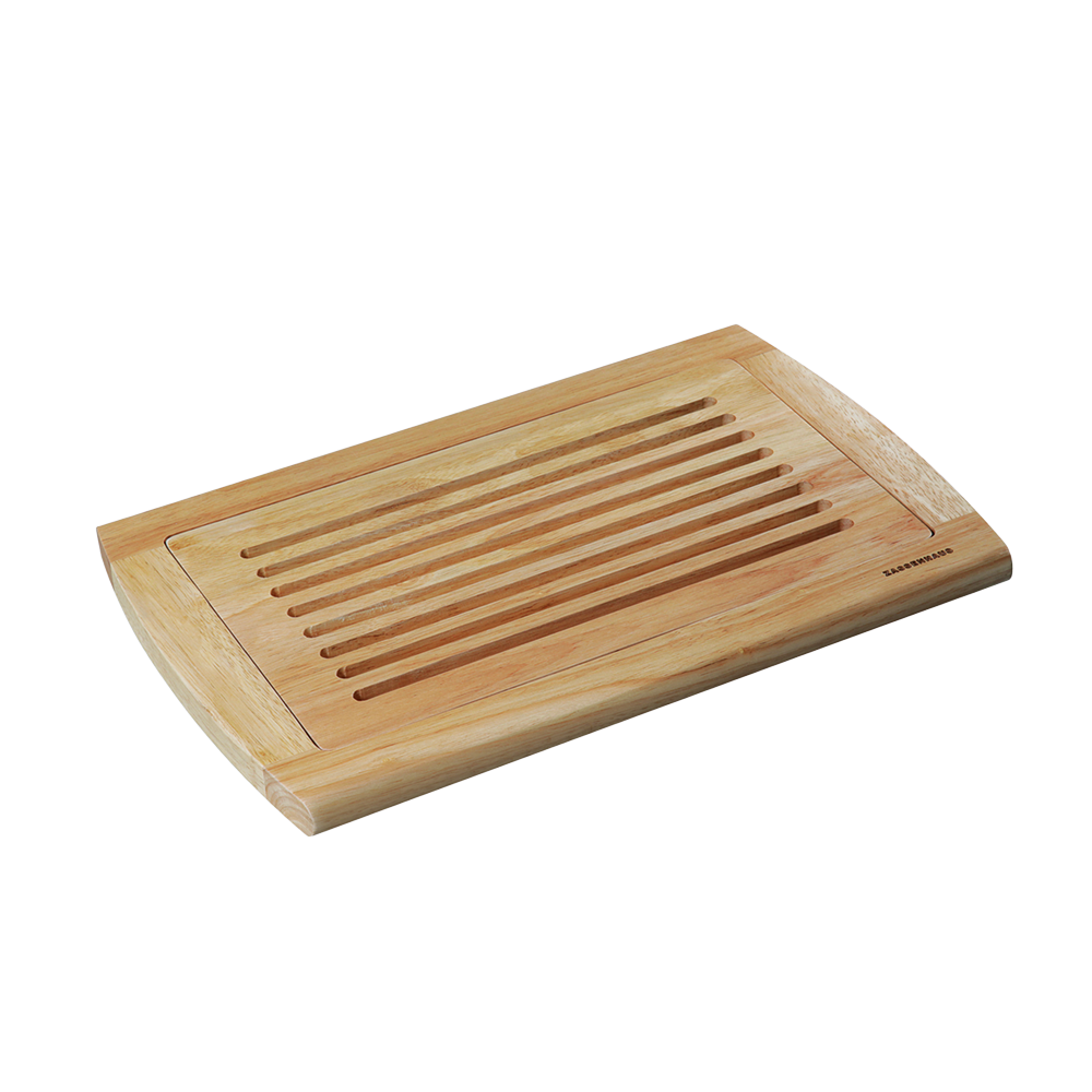 Brotschneidebrett aus Gummibaumholz