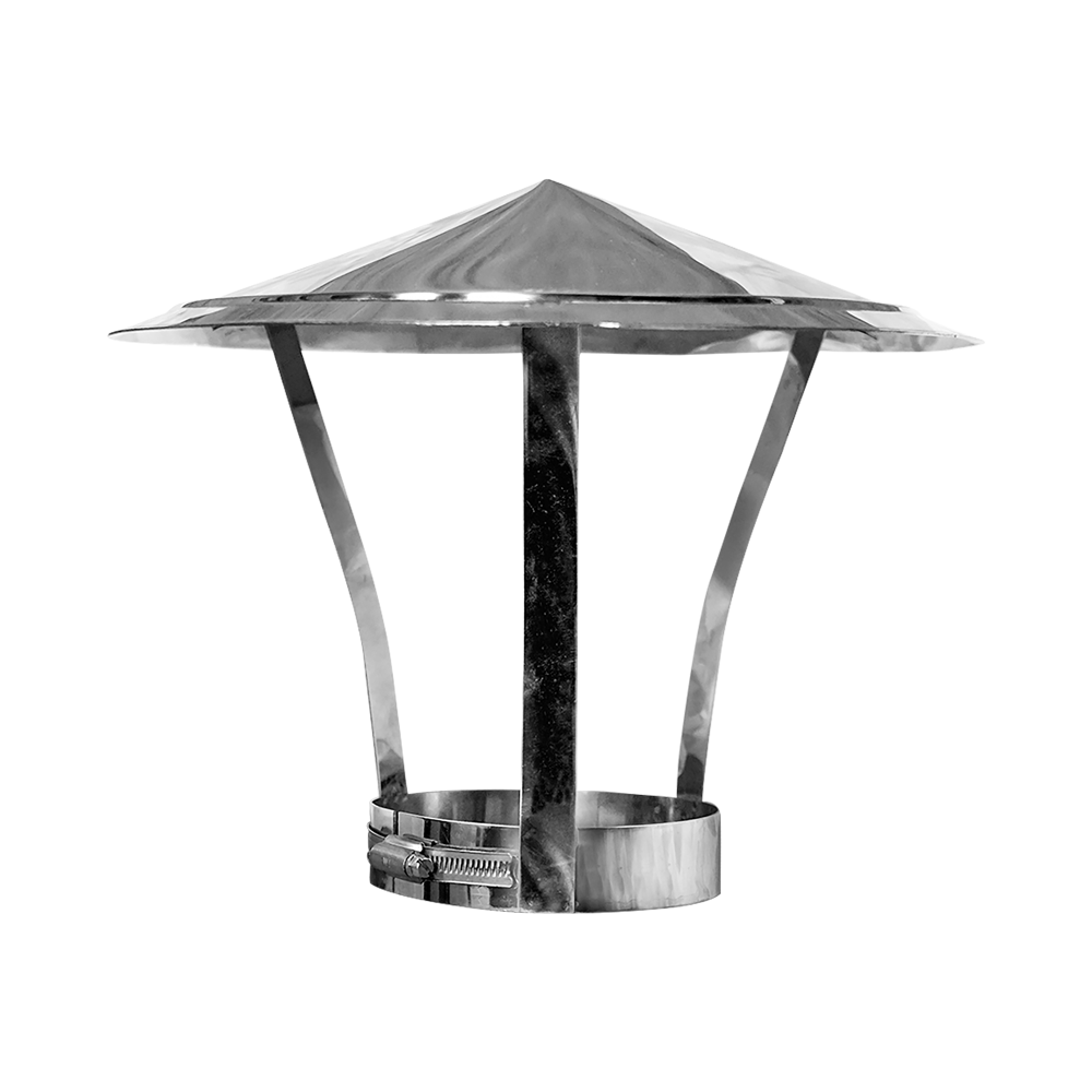 Rauchrohr Edelstahl Regenhut