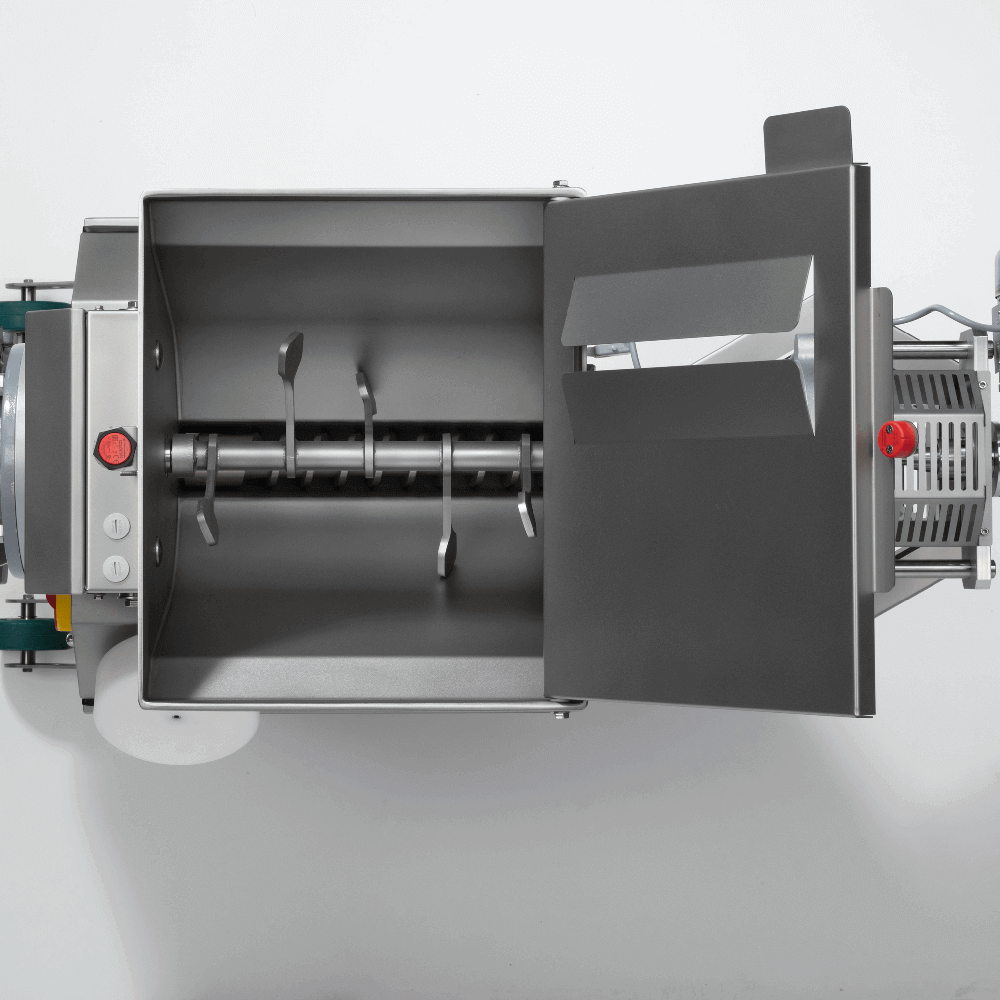 Nudelmaschine Pasta 1200, Ansicht Mischbehälter