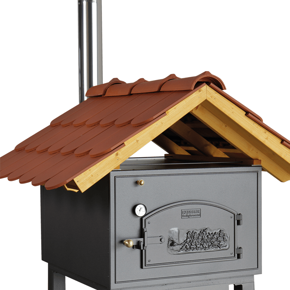 Satteldach Biberschwanz rot Satteldach Biberschwanz rot montiert ohne Hintergrund