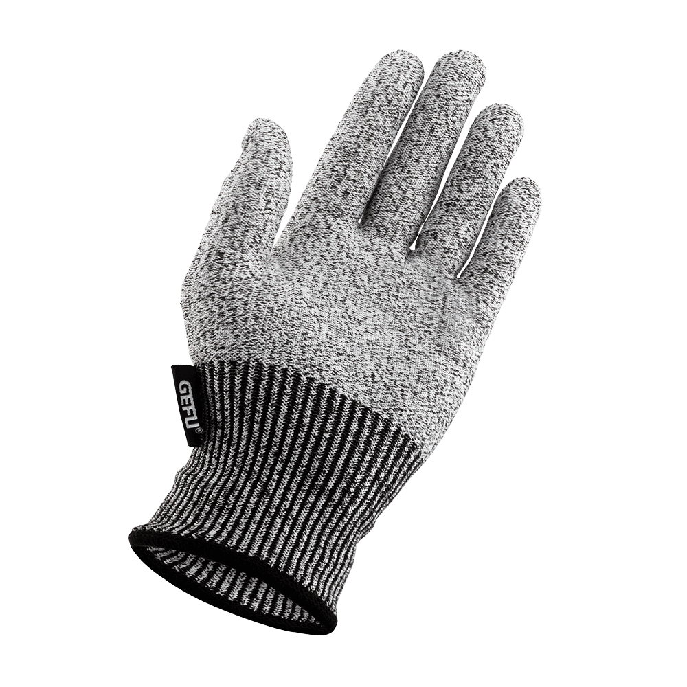 Schnittschutzhandschuh ohne Hintergrund.