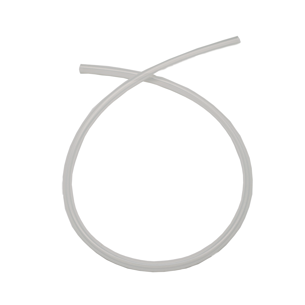 Durchsichtiger Silikonschlauch mit einer Länge von 75 Zentimeter für den Ofenbedampfer.