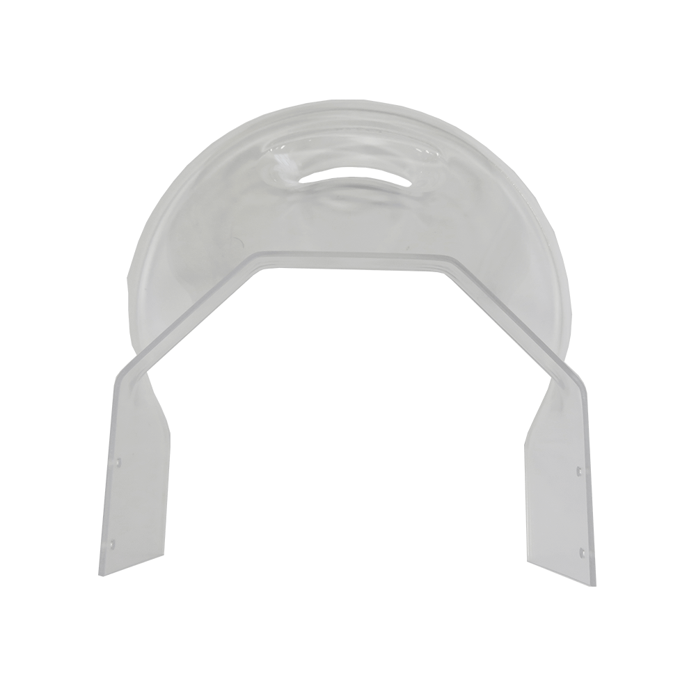 Durchsichtige Schüsselabdeckung aus Polycarbonat für Teigknetmaschine Alpha.