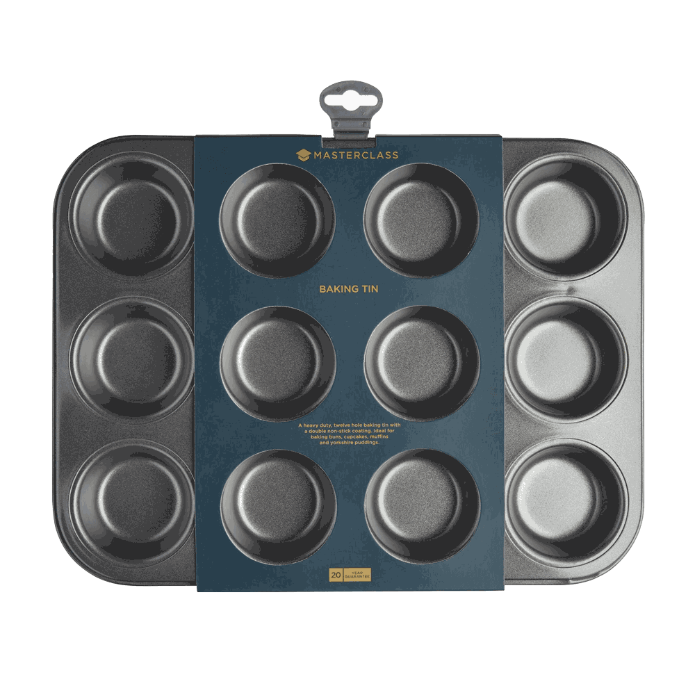 Muffinform mit 12 Mulden Eine Muffunbackform mit 12 Mulden in der Originalverpackung.