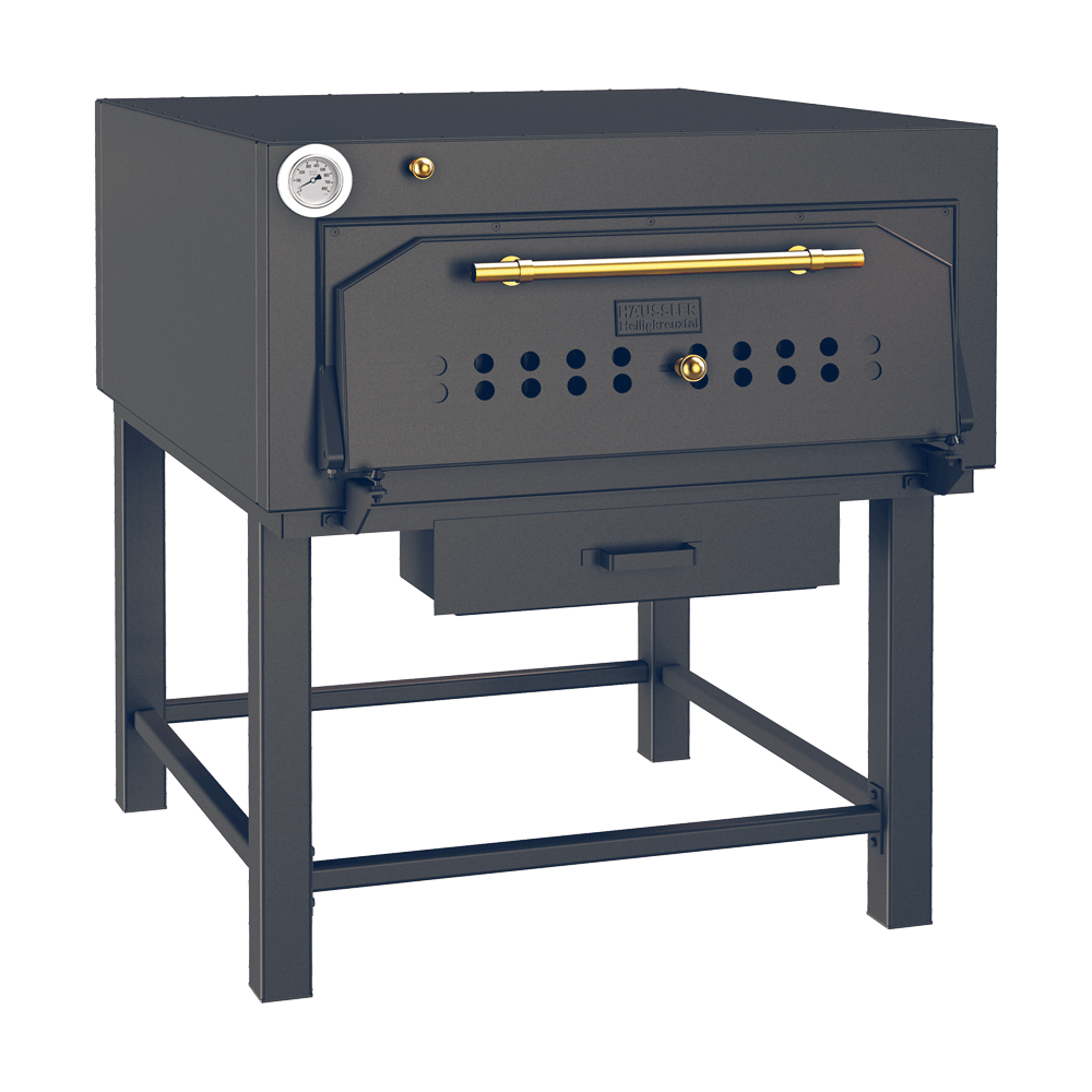 HABO 10 Holzbackofen mit Untergestell und einer Backofentüre zum Herunterklappen