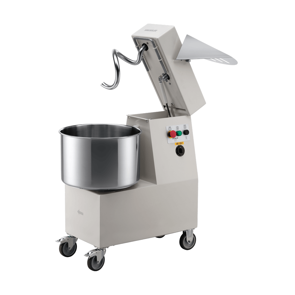 Teigknetmaschine SP30 Teigknetmaschine SP30 mit hochgeklapptem Knetarm, Farbe weiß