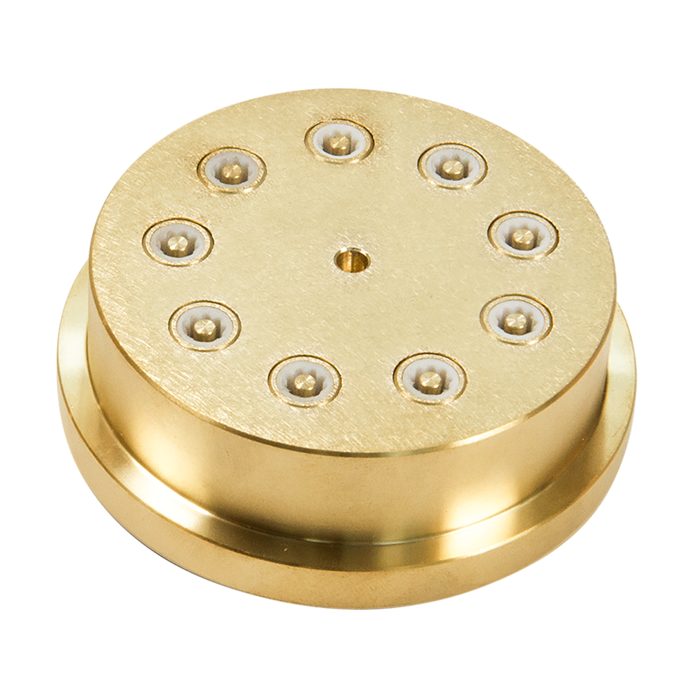 Matrize Gomiti für Pasta 300, Messingmatrize