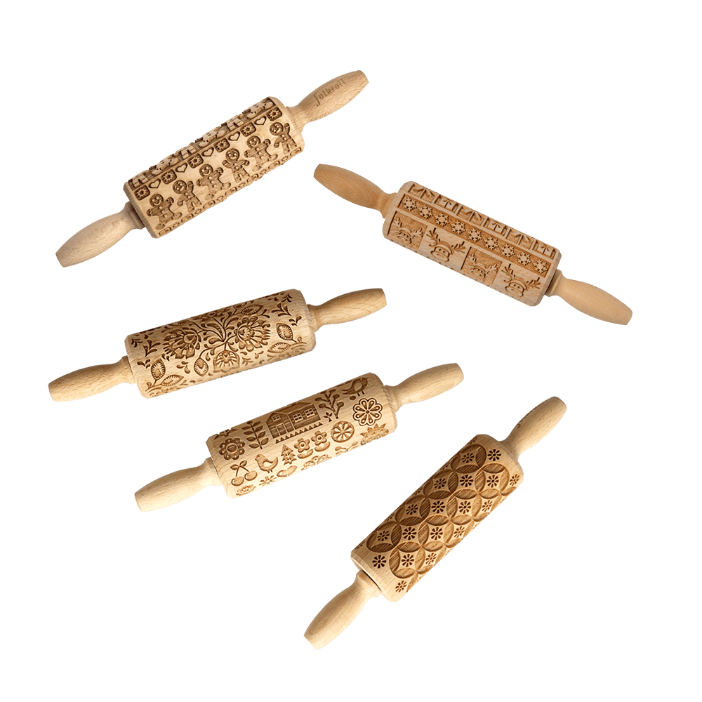 Teigroller klein gesammelt Teigroller klein gesammelt ohne Hintergrund