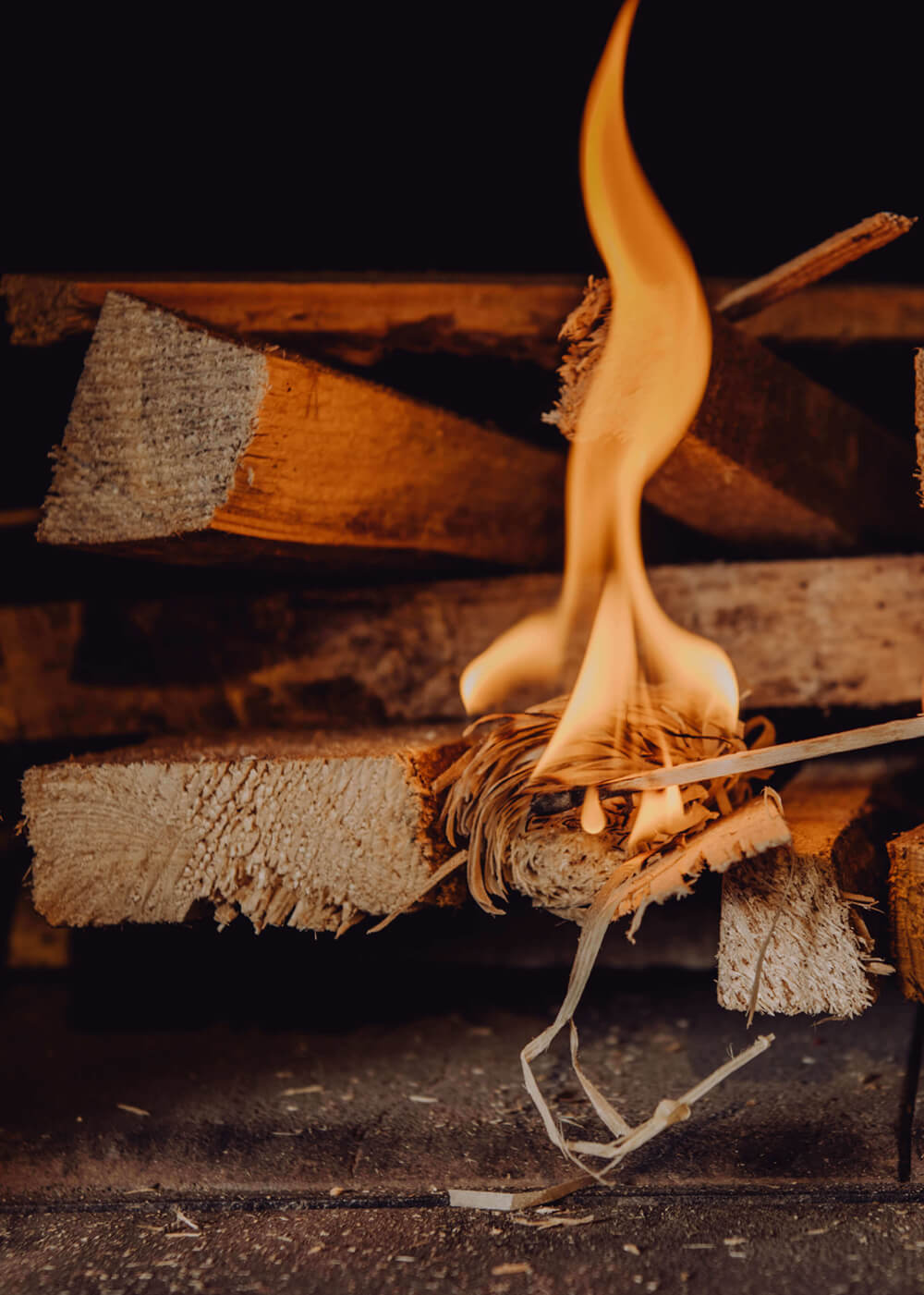 Holzbackofen Trockenheizen