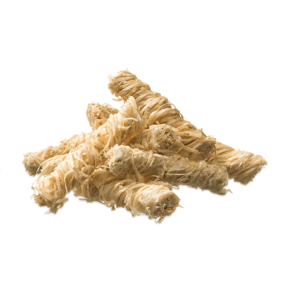 Eine Hand voll Feueranzünder liegen auf einem Haufen. 