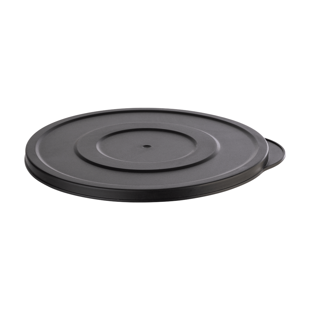 Multizerkleinerer schwarzer runder Plastik Deckel