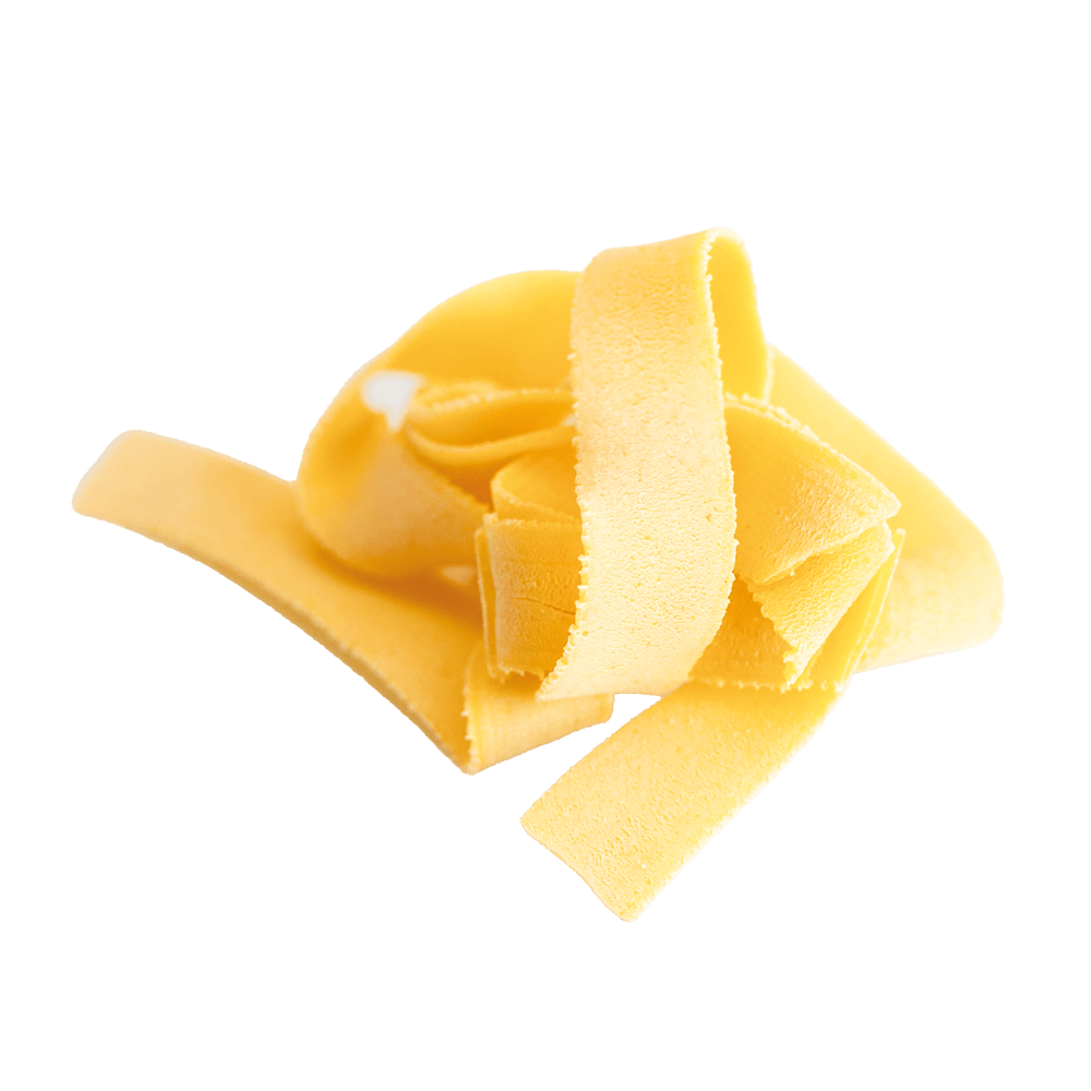 Bandnudeln aus Hartweizengrieß und Ei