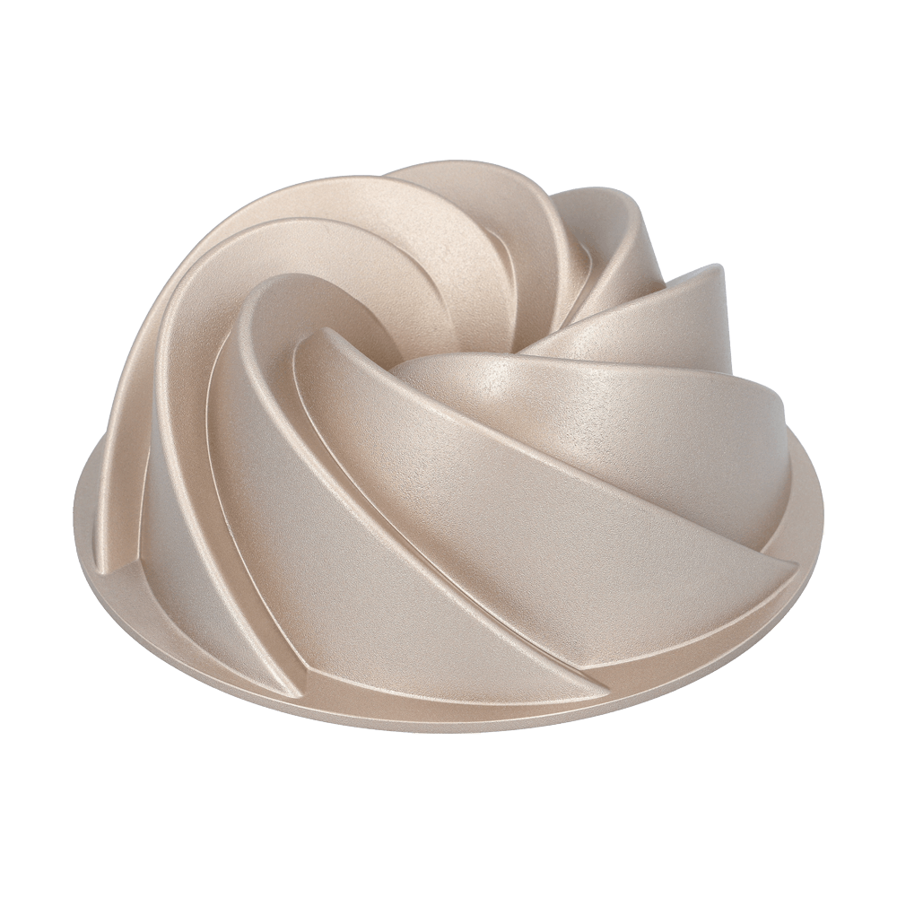 Gugelhupf-Form – Antihaftbeschichtet Gugelhupfformblech seitlich ohne Hintergrund