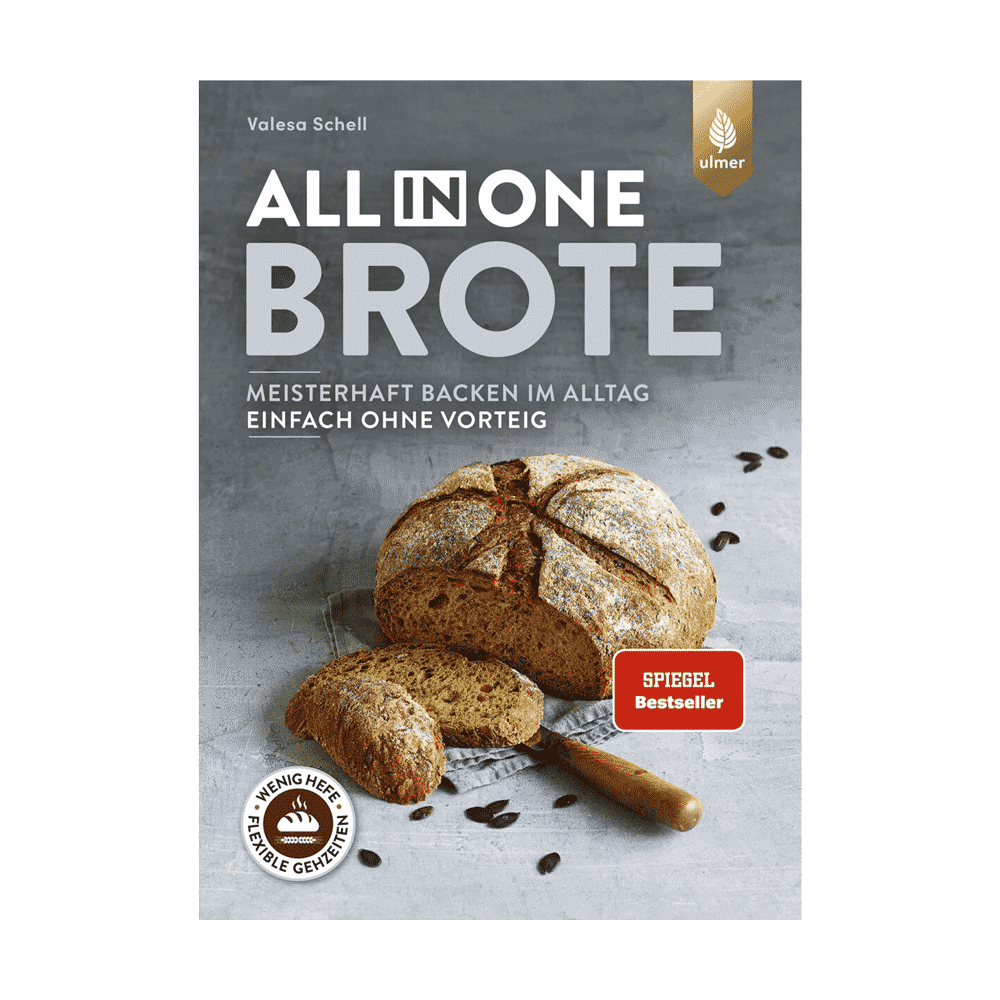 Titel des Buches "All in one Brote"