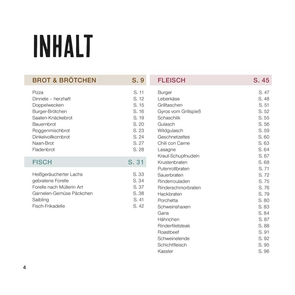 Häussler-Buch: Basic Rezepte aus den Häussler Holzbacköfen Inhaltsverzeichnis des Häussler-Buchs: "Basic Rezepte aus dem Häussler Backofen"