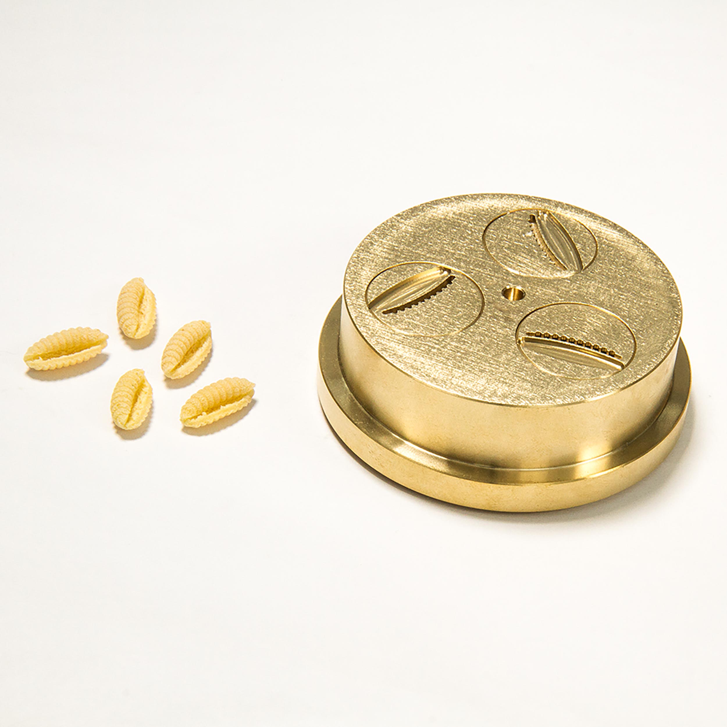 Matrize Gnochetti für Pasta 300 mit Beispielnudeln