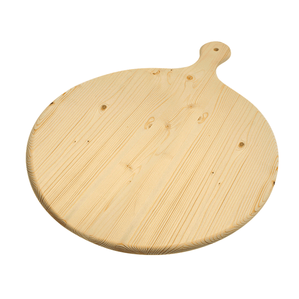 Back-und Servierbrett Back- und Servierbrett aus Tannenholz ohne Hintergrund abgebildet