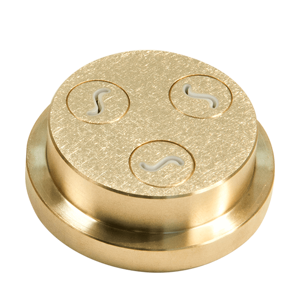 Matrize Nr. 49d - Fusilli/Spirelli Nudelmatrize Nr. 49d für Fusilli oder Spirelli für Nudelmaschine Emma und PN 100 ohne Hintergrund.