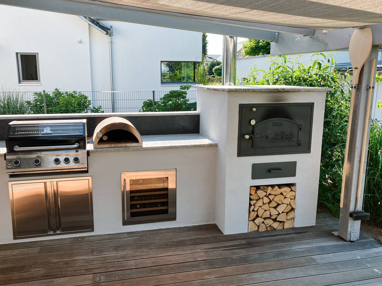 Traumbackhaus mit Holzbackofen