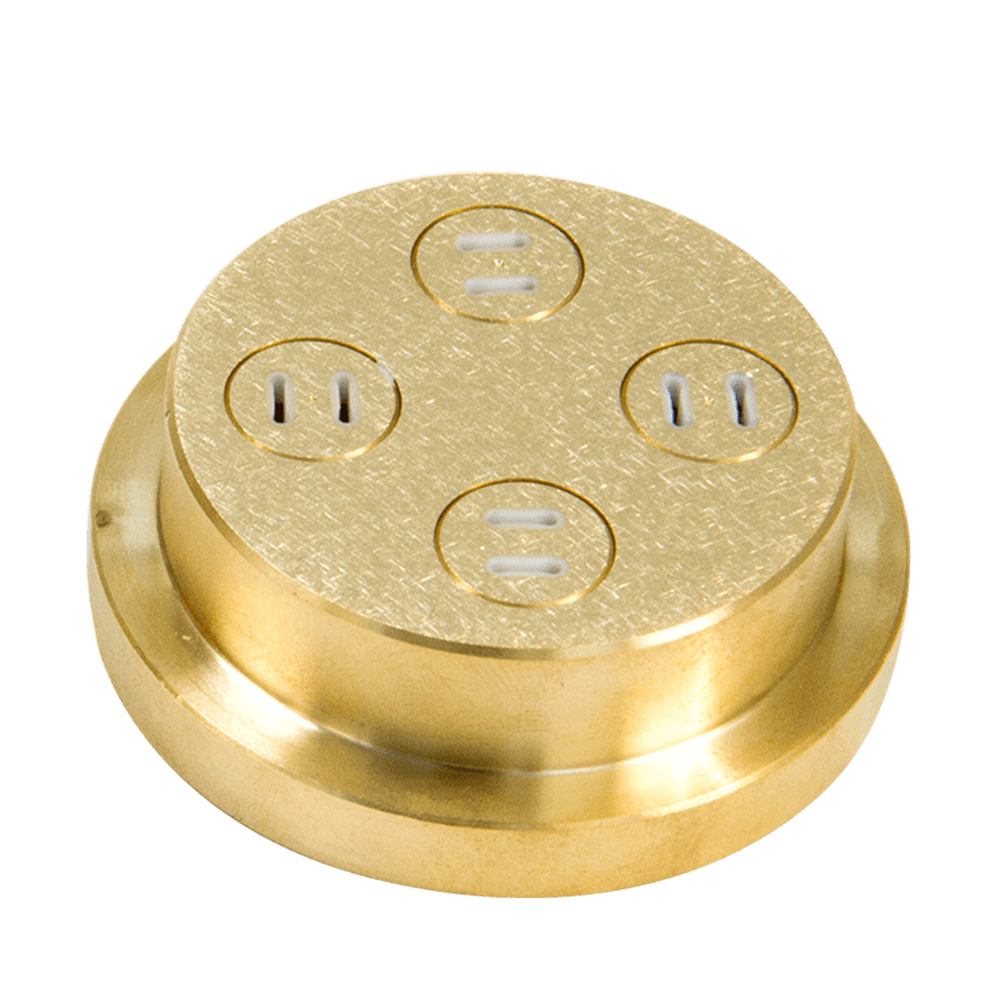 Matrize Nr. 422c - Wellenspätzle Nudelmatrize Nr. 422c für Wellenspätzle für Nudelmaschine Emma und PN 100 ohne Hintergrund.