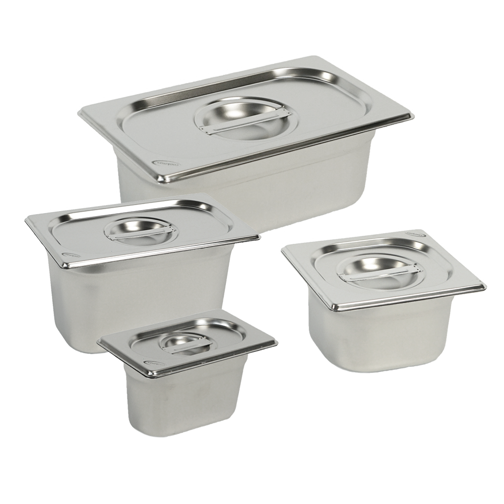 Edelstahlbehälter für die Aufbewahrung von Lebensmittel Edelstahlbehälter in verschiedene Größen