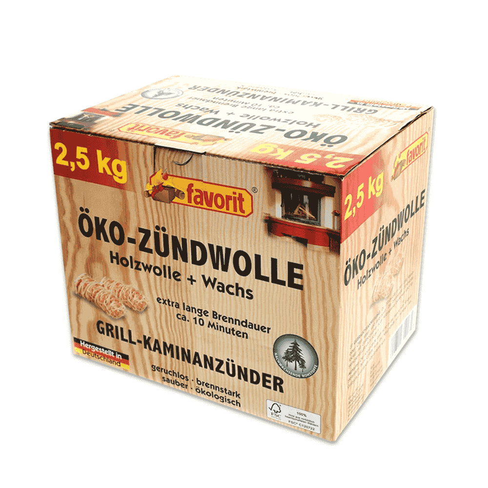 Feueranzünder Rechteckige Verpackung mit Feueranzündern