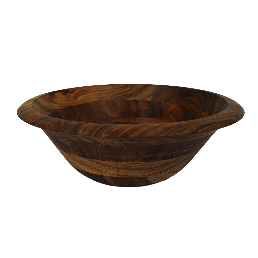 Schüssel aus Akazienholz - klein Schüssel aus Akazienholz ohne Hintergrund