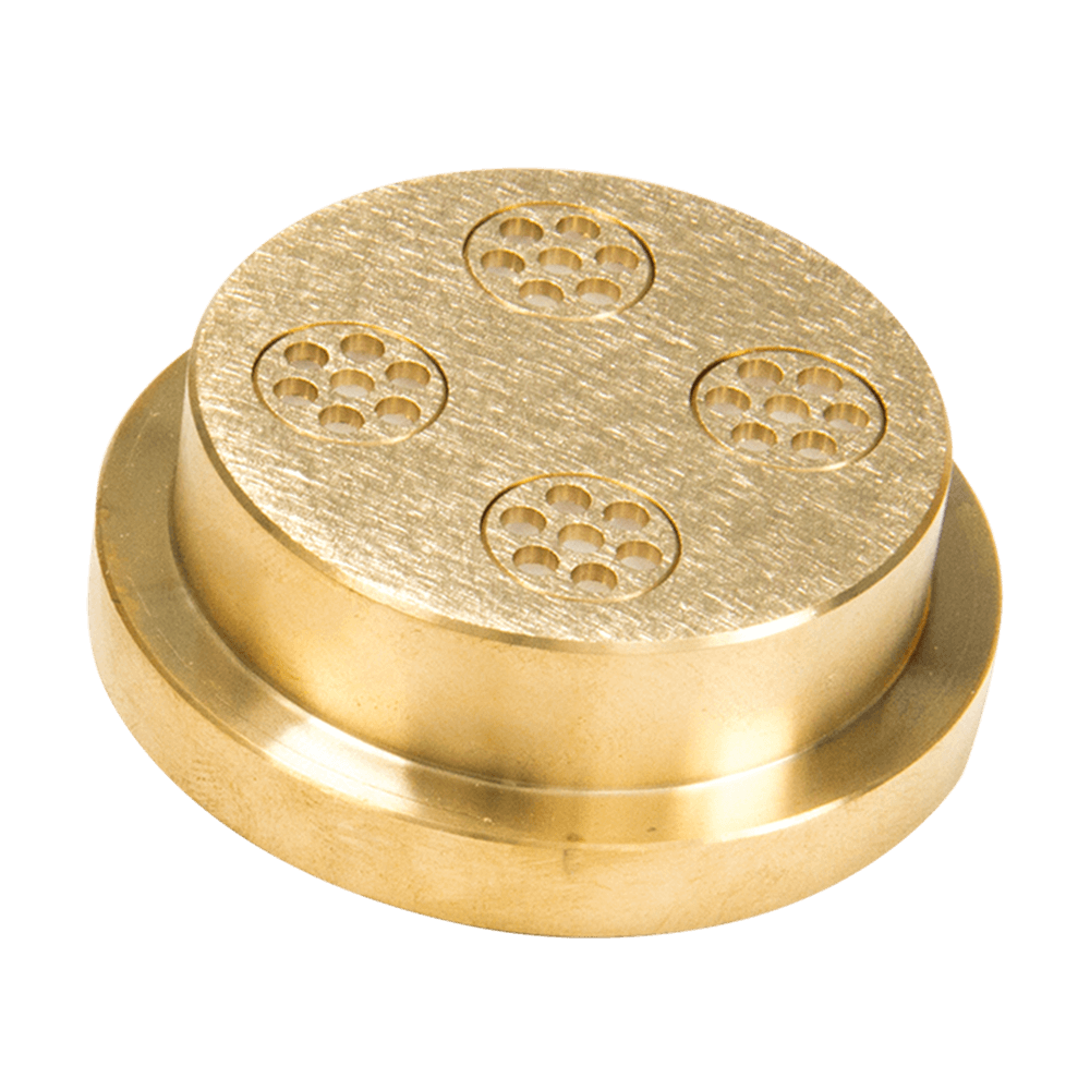 Nudelmatrize Nr. 5 für Spaghetti für Nudelmaschine Emma und PN 100 ohne Hintergrund.