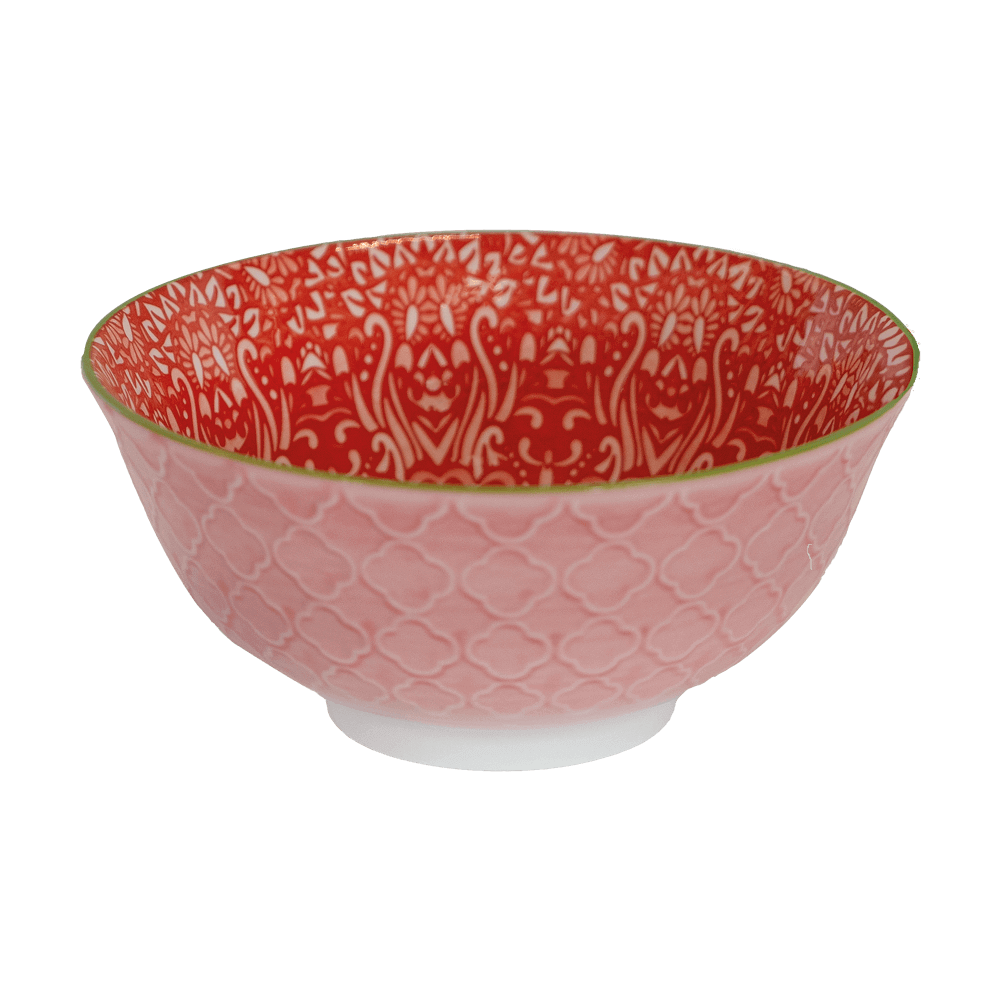 Eine blau, rose Bowl ohne Hintergrund