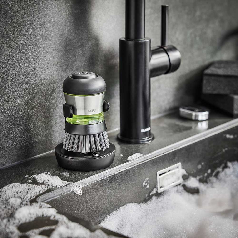 Spülbürste mit Abtropfspender