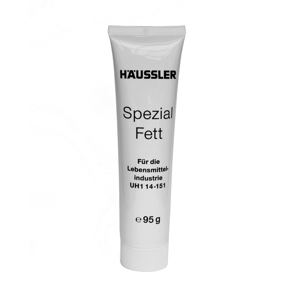 Spezialfett für alle mit Lebensmitteln in Berührung kommenden Teile Weiße Tube ohne Hintergrund