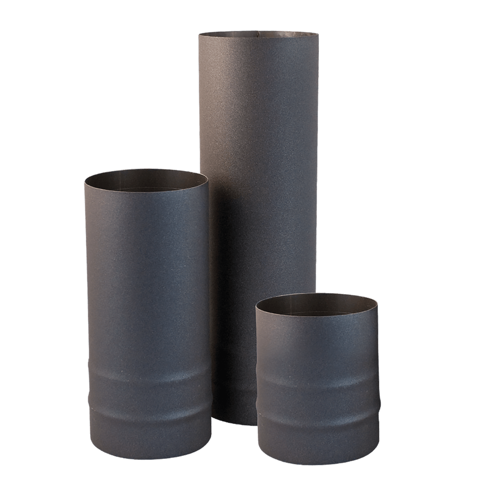 Ofenrohre und Zubehör Edelstahl schwarz lackiert Ofenrohre und Zubehör Edelstahl schwarz lackiert